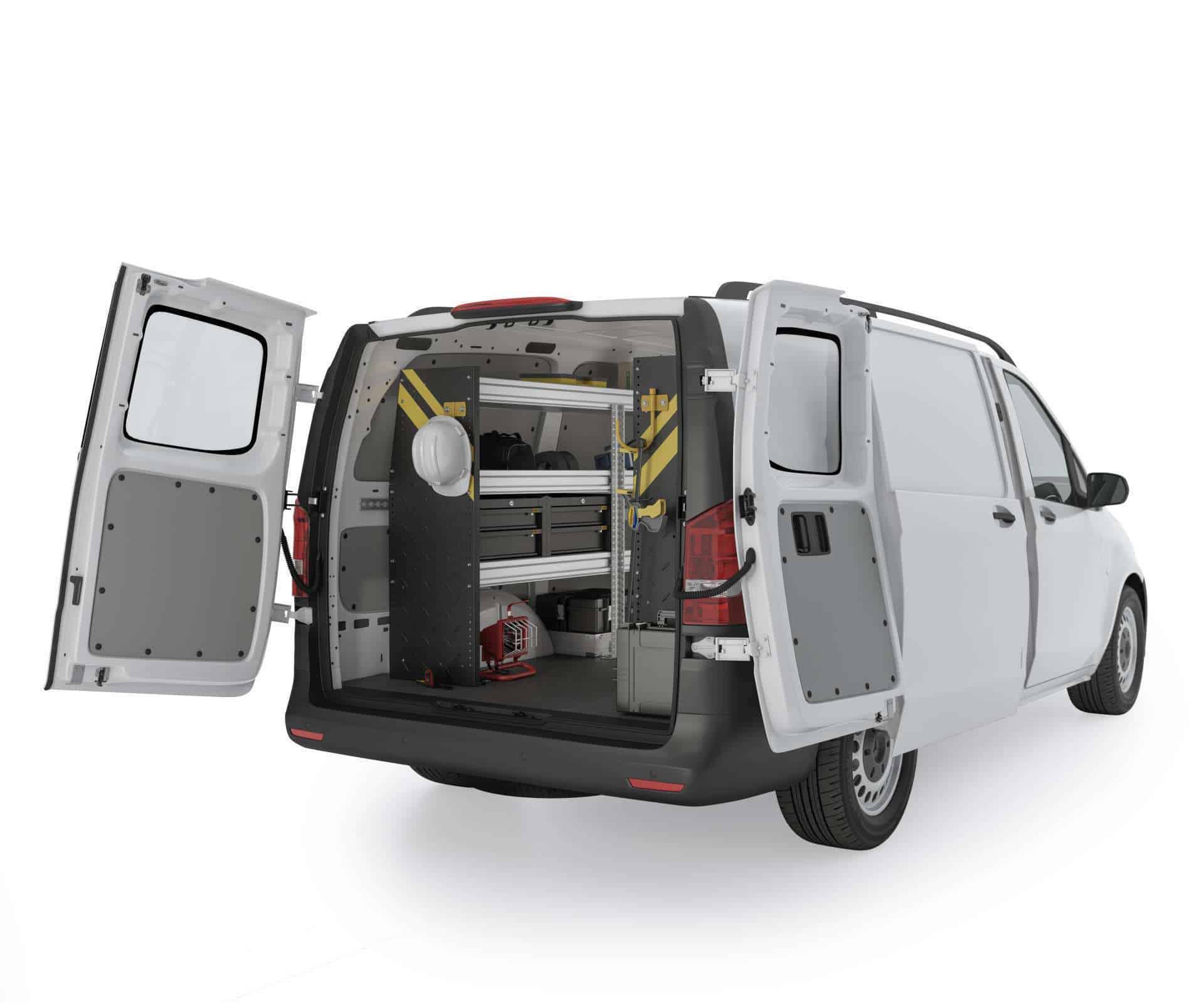 Mobile Service & Plumbing Van Shelving Package, Mercedes Metris All WB – MMR-16
