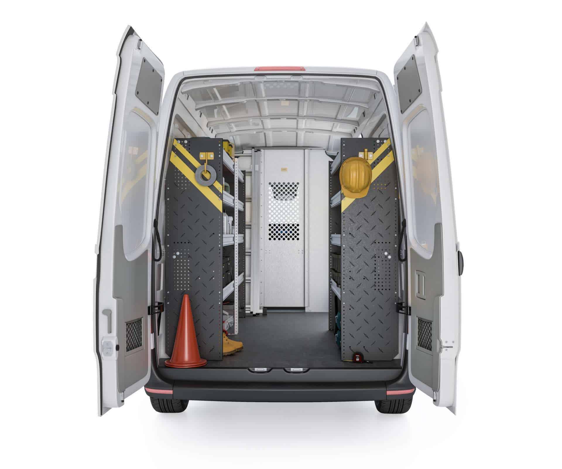 Mobile Service & Plumbing Van Shelving Package, Mercedes Sprinter, 144” WB – DHS-16
