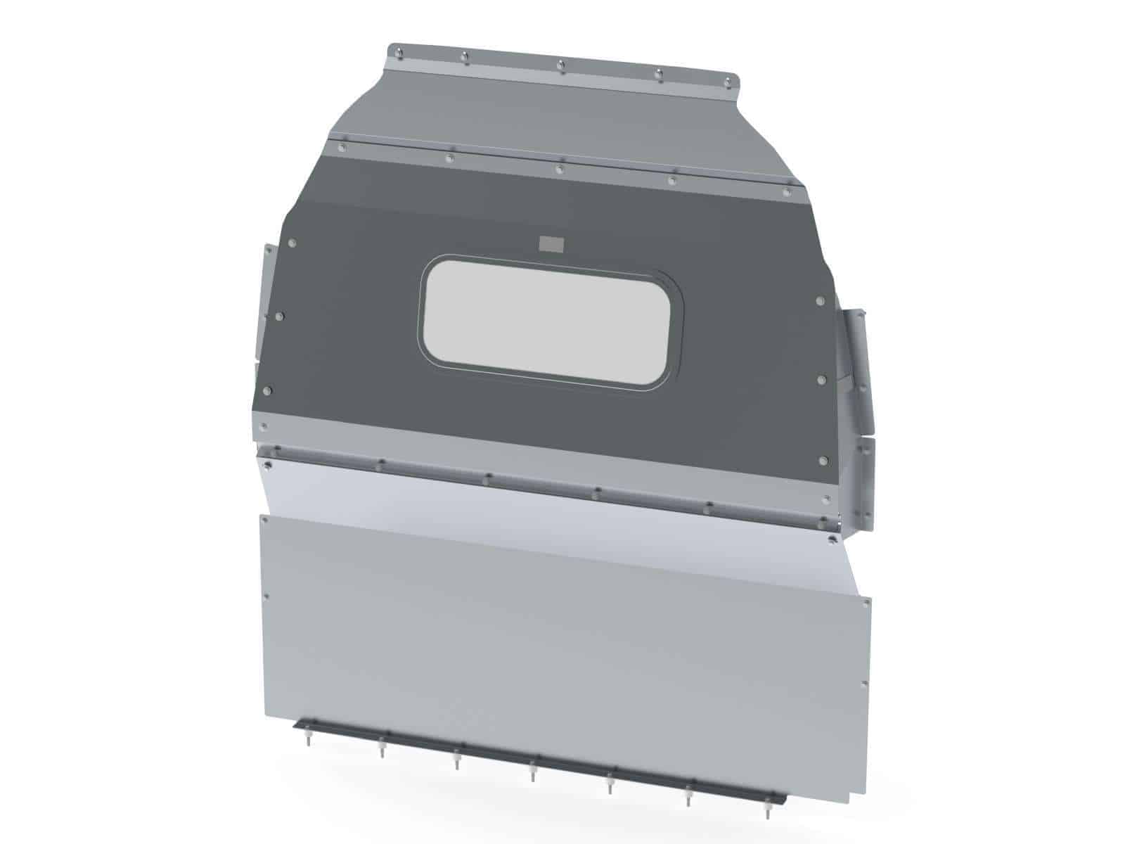 Aluminum Van Shelving Package, Mercedes Sprinter High Roof, 144” WB – DHS-27