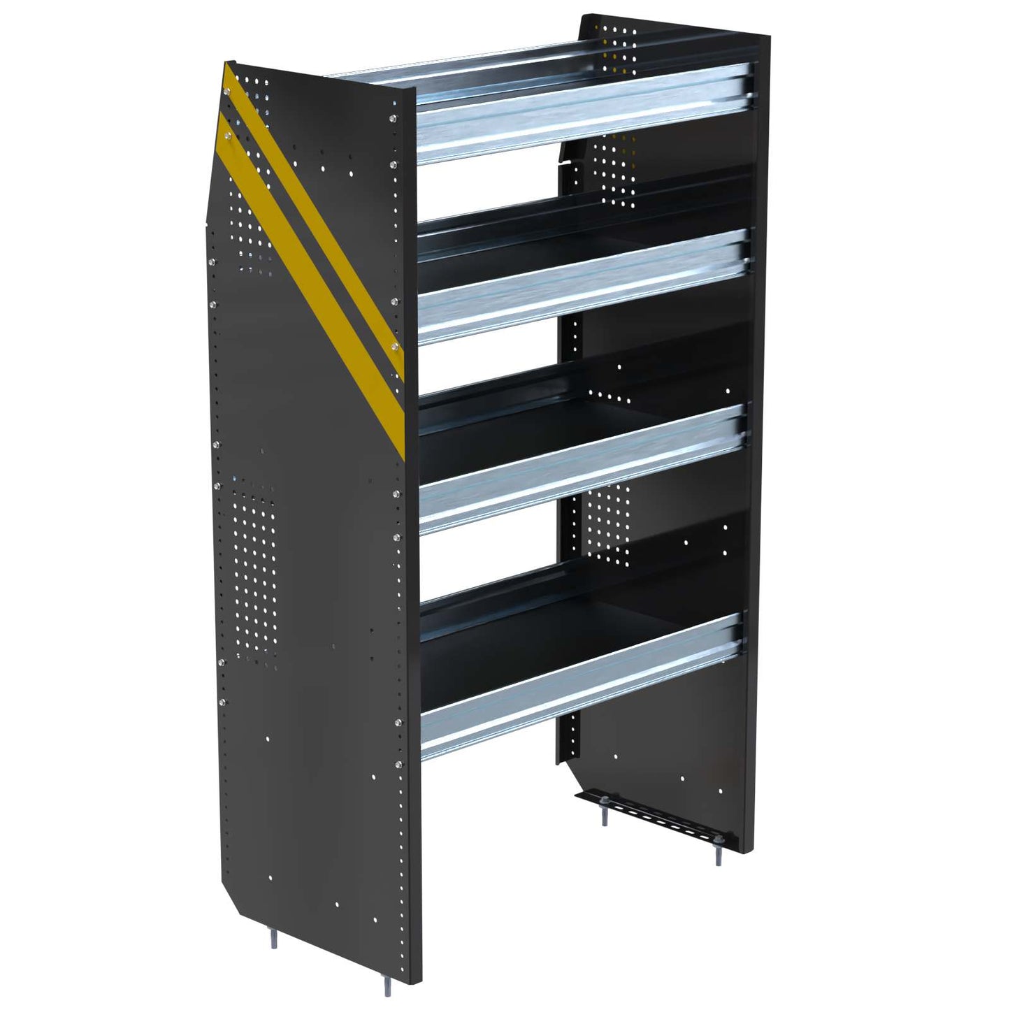 N5 Series Cargo Van Shelving, 36″ Wide, 4 Trays – N5-DS36-4