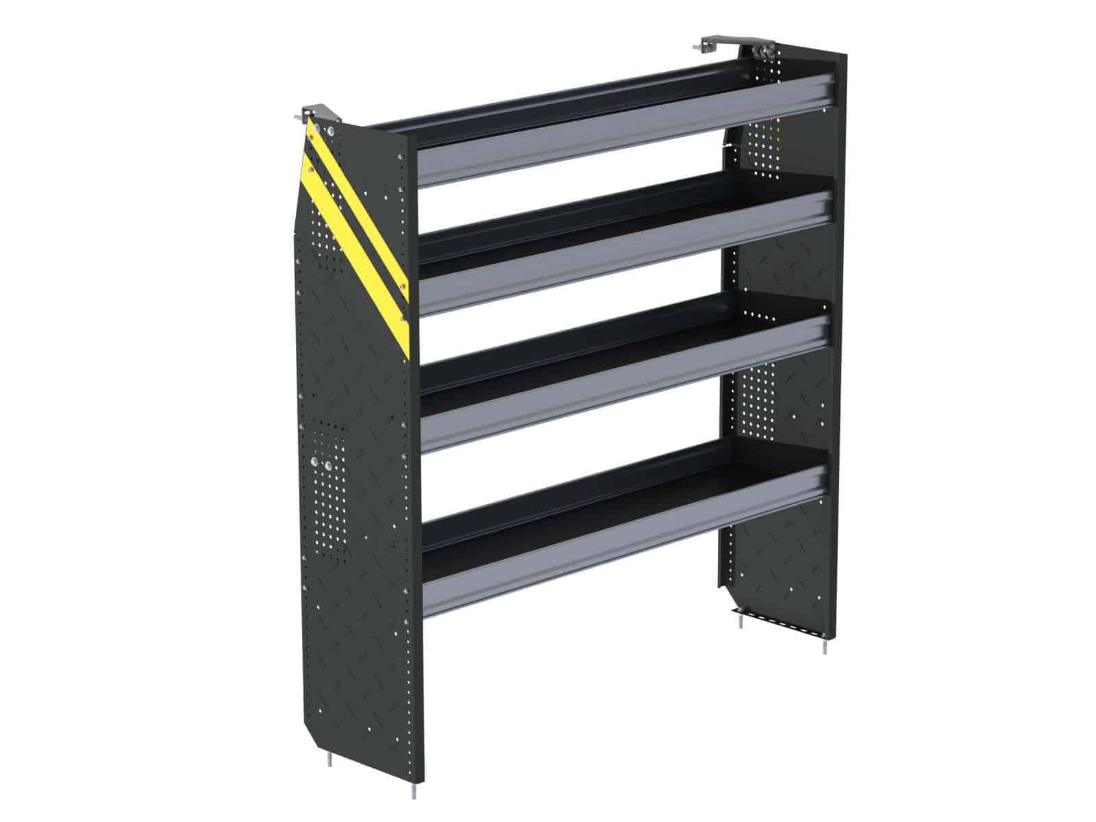 HVAC Van Shelving Package, Ford Transit Med Roof, 148” WB – FTM-12