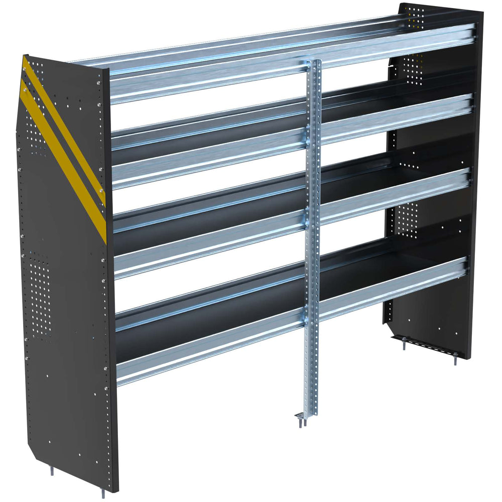 N5 Series Cargo Van Shelving, 84″ Wide, 4 Trays – N5-DS84-4