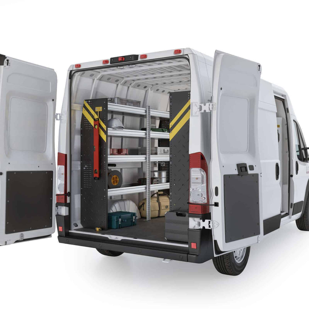 
                      
                        Contractor Van Shelving Package, RAM ProMaster, 118” / 136” WB – RPS-10
                      
                    