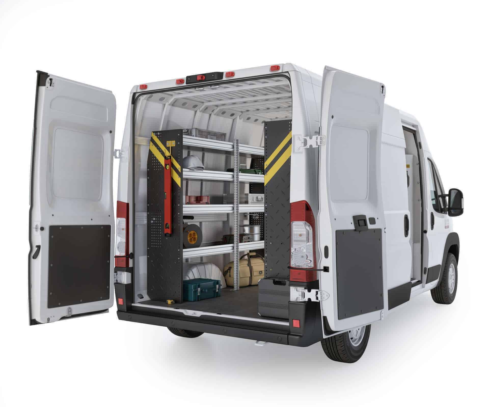 Contractor Van Shelving Package, RAM ProMaster, 118” / 136” WB – RPS-10