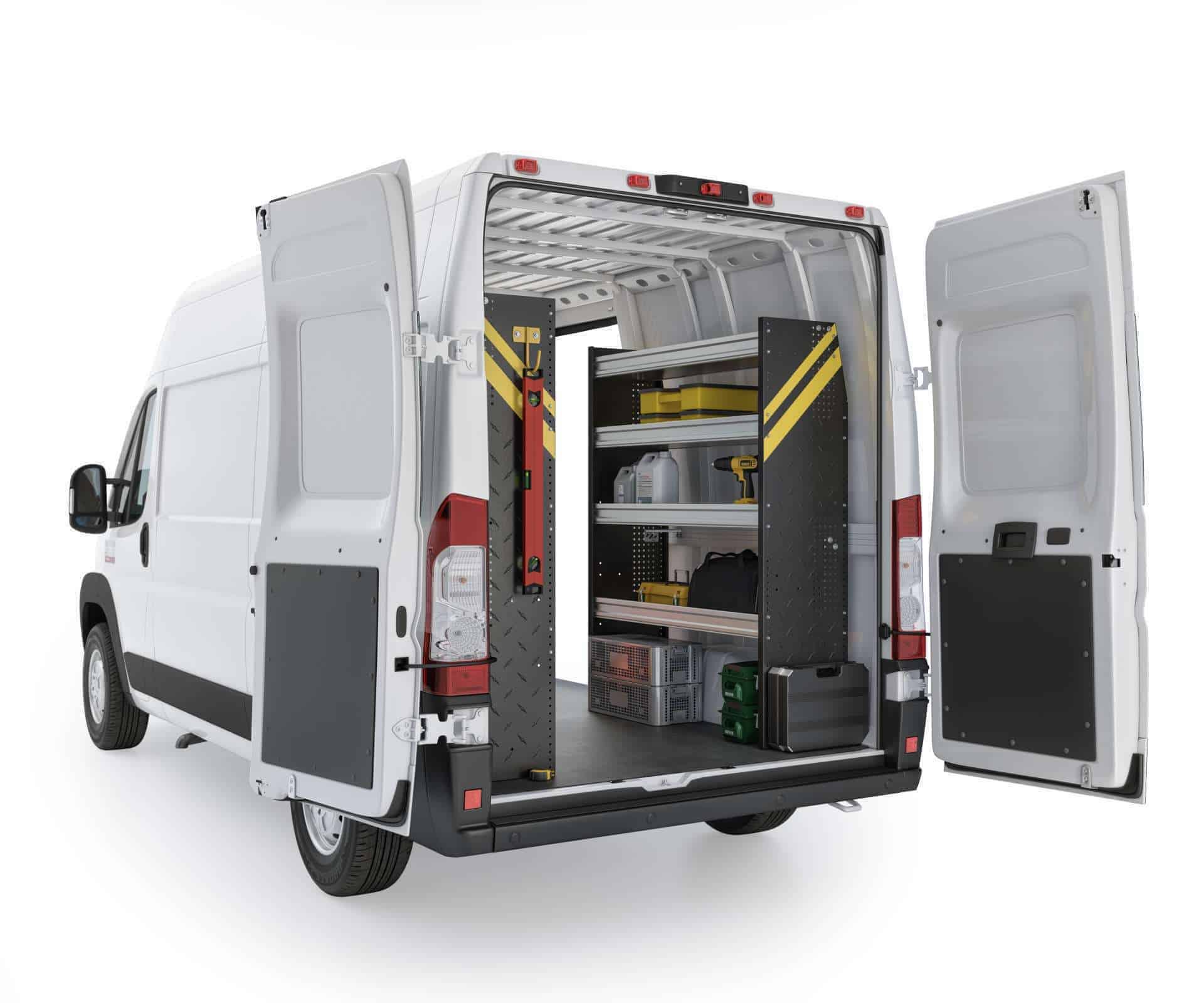 Contractor Van Shelving Package, RAM ProMaster, 118” / 136” WB – RPS-10