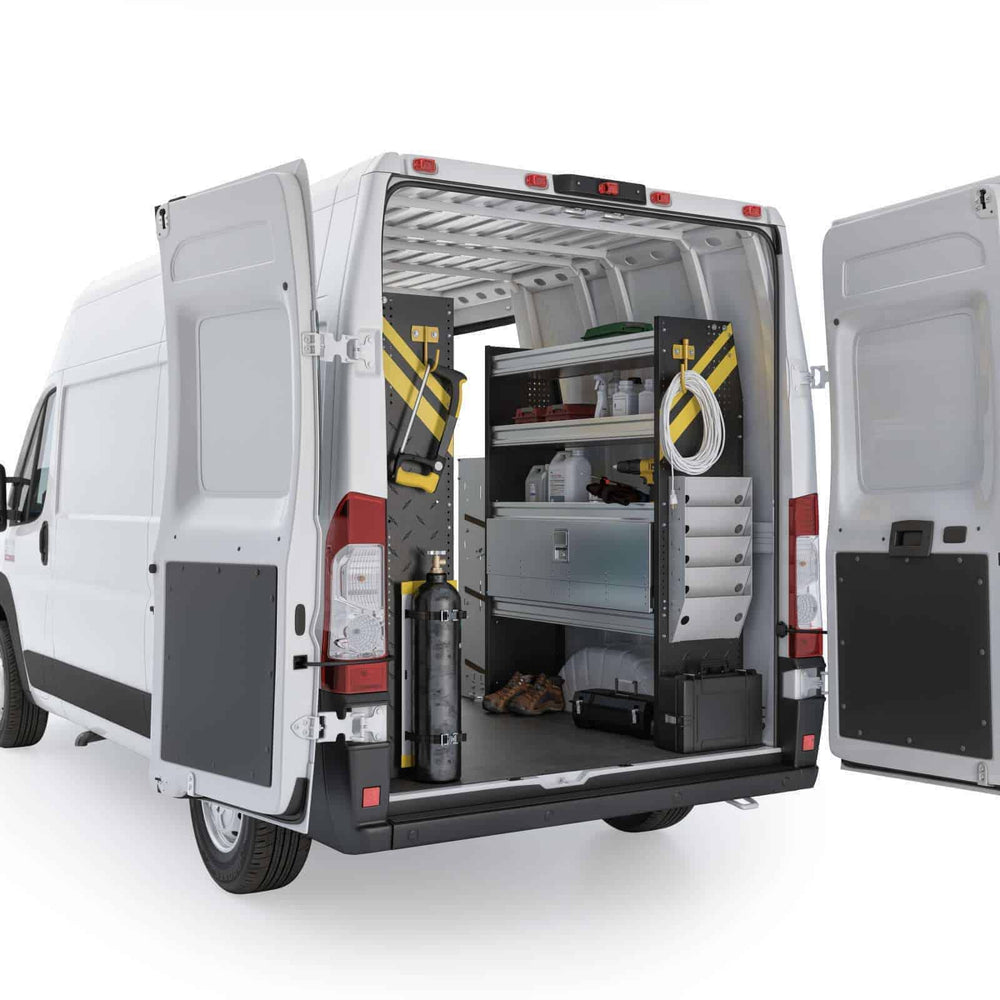 
                      
                        HVAC Van Shelving Package, RAM ProMaster, 118” / 136” WB – RPS-12
                      
                    