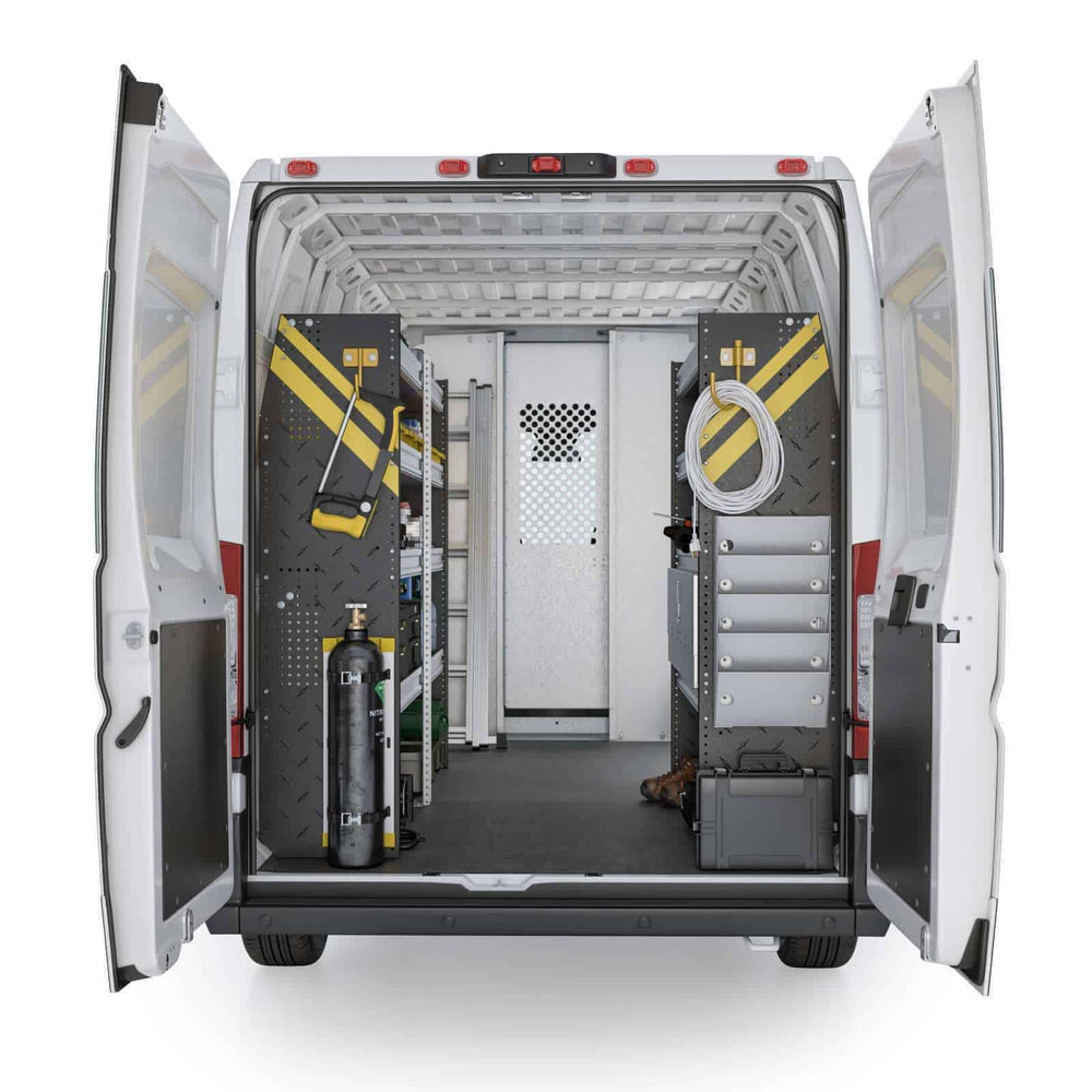 
                      
                        HVAC Van Shelving Package, RAM ProMaster, 118” / 136” WB – RPS-12
                      
                    