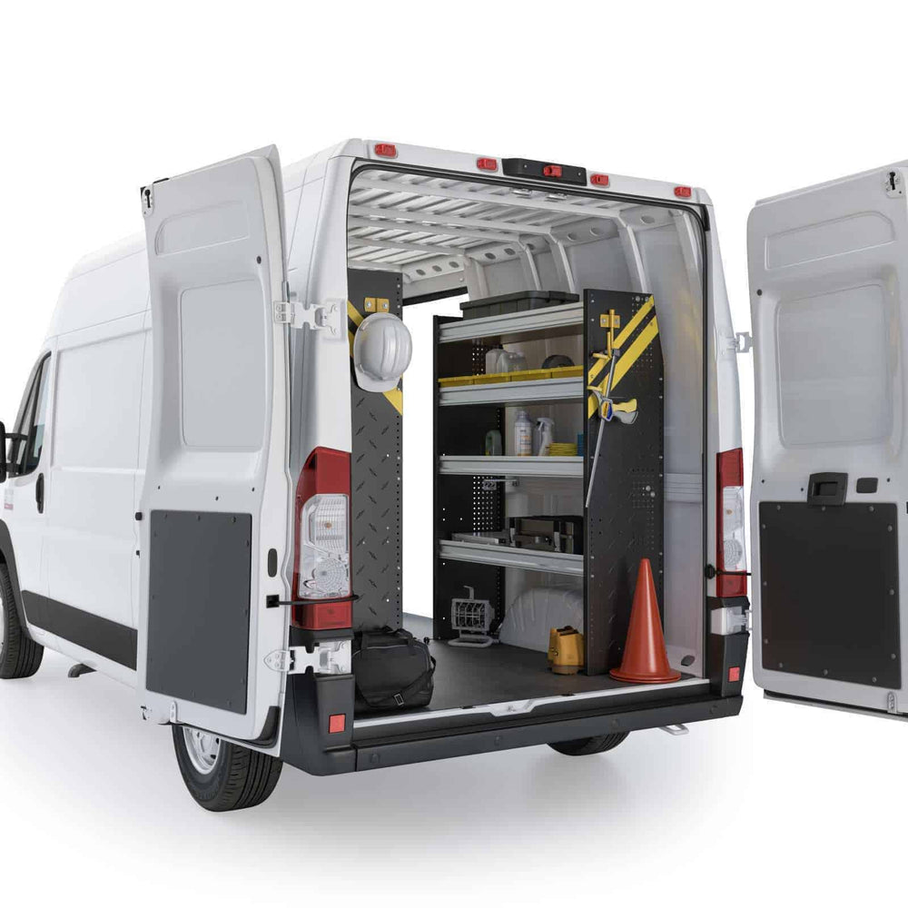 
                      
                        Mobile Service & Plumbing Van Shelving Package, RAM ProMaster, 118” / 136” WB – RPS-16
                      
                    