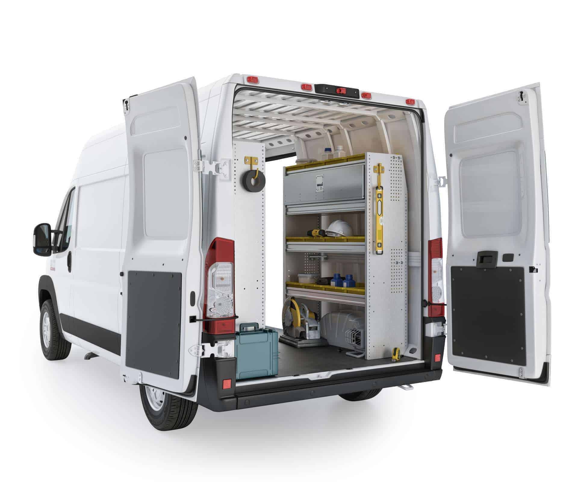 Aluminum Van Shelving Package, RAM ProMaster, 118” / 136” WB – RPS-27