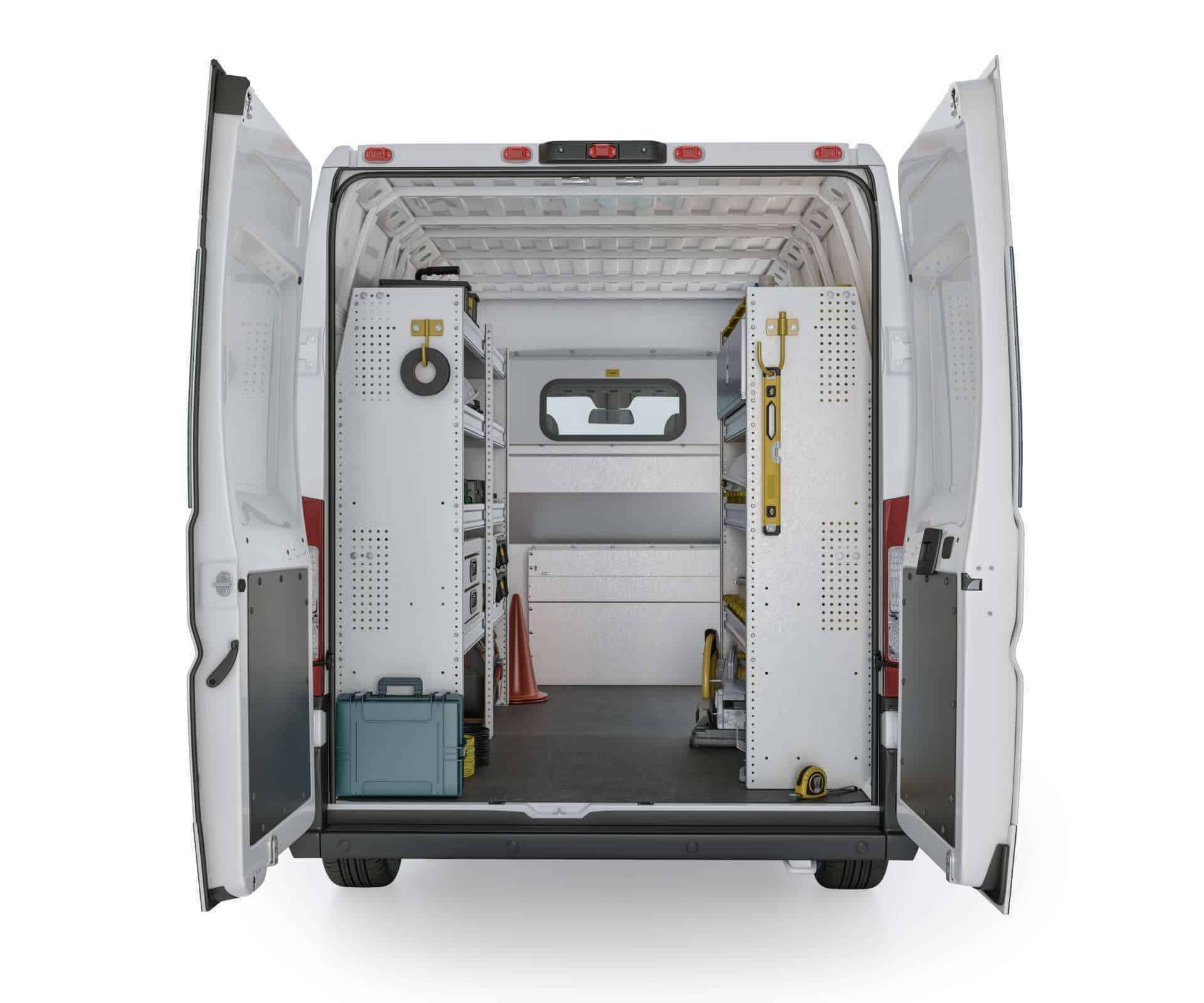 Aluminum Van Shelving Package, RAM ProMaster, 118” / 136” WB – RPS-27