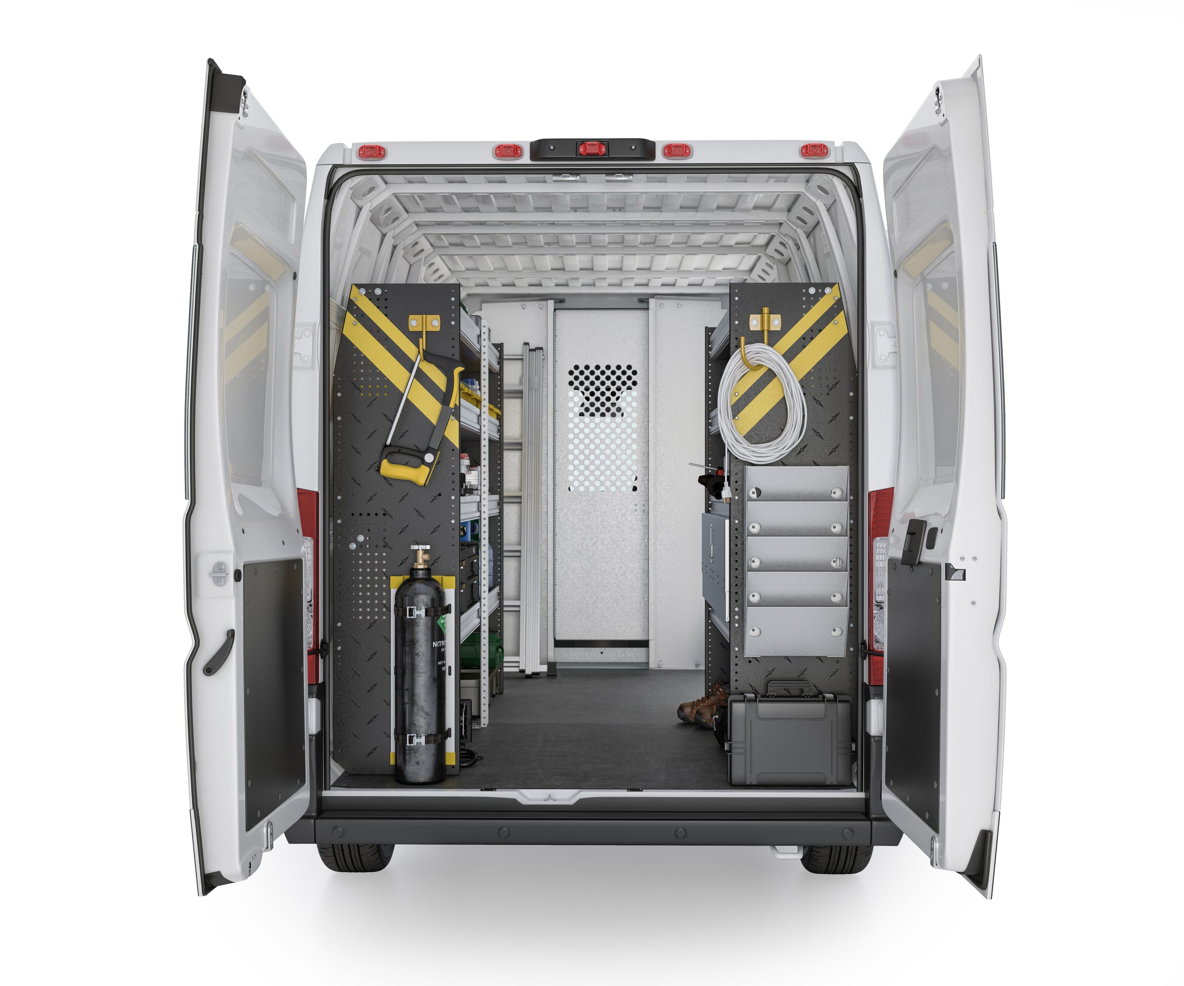 HVAC Van Shelving Package, RAM ProMaster, 159” WB – RPL-12