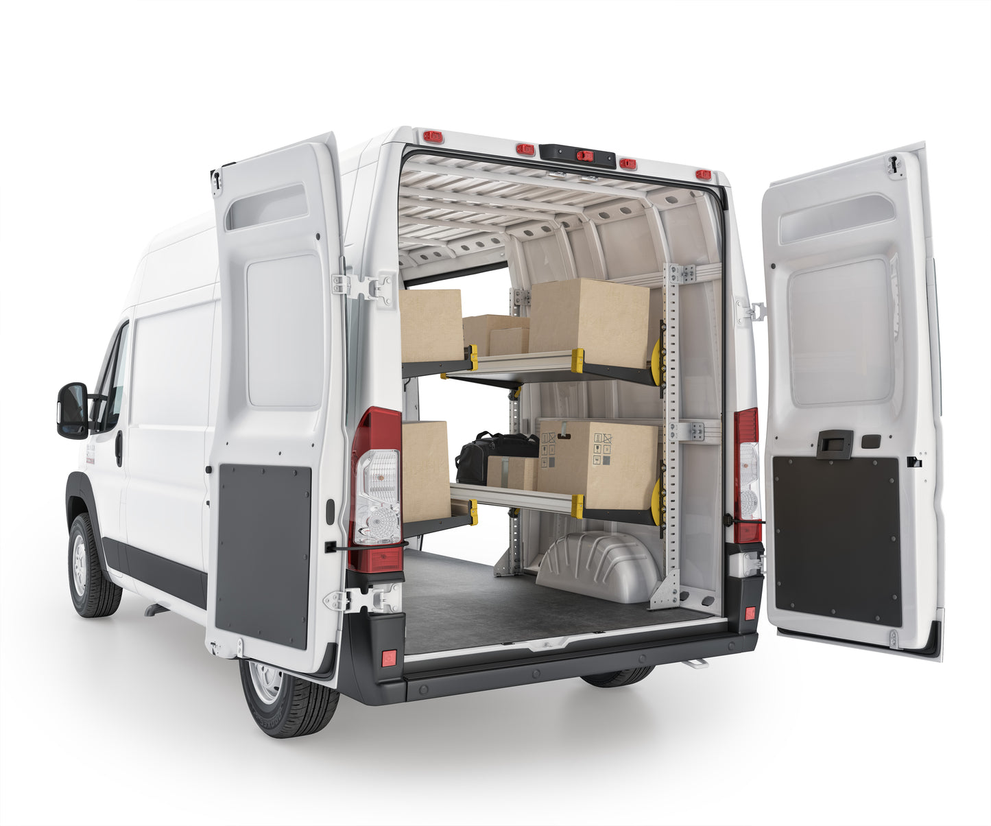Delivery Van Shelving Package, RAM ProMaster, 159” WB – RPL-19