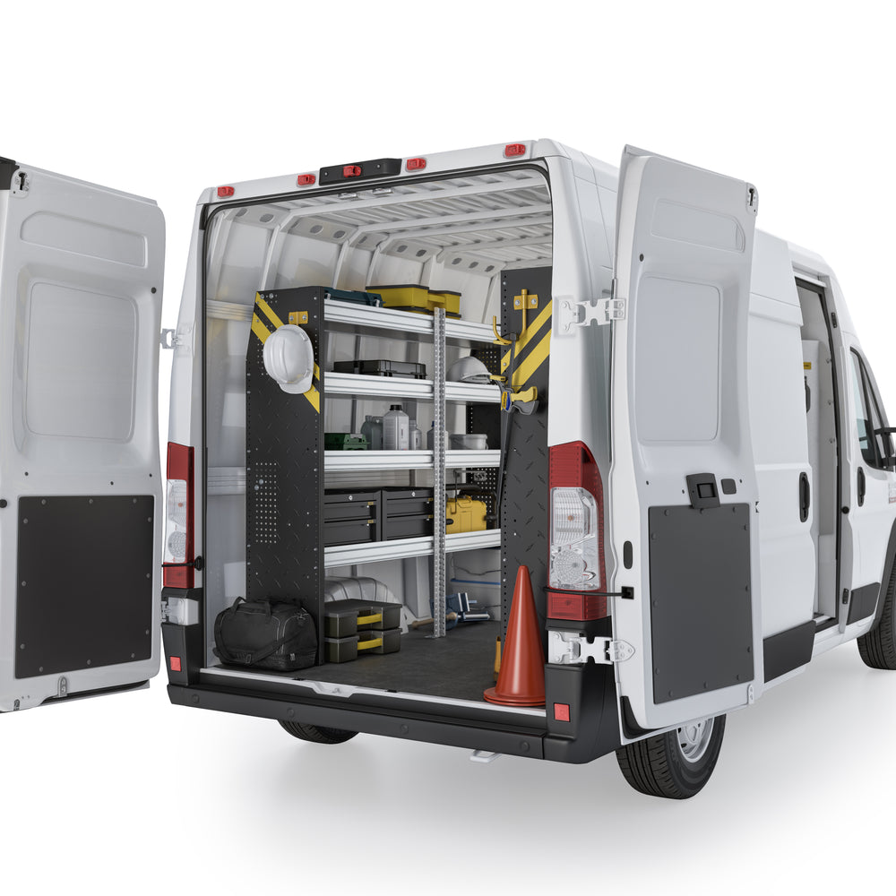 
                      
                        Mobile Service & Plumbing Van Shelving Package, RAM ProMaster, 159” WB – RPL-16
                      
                    
