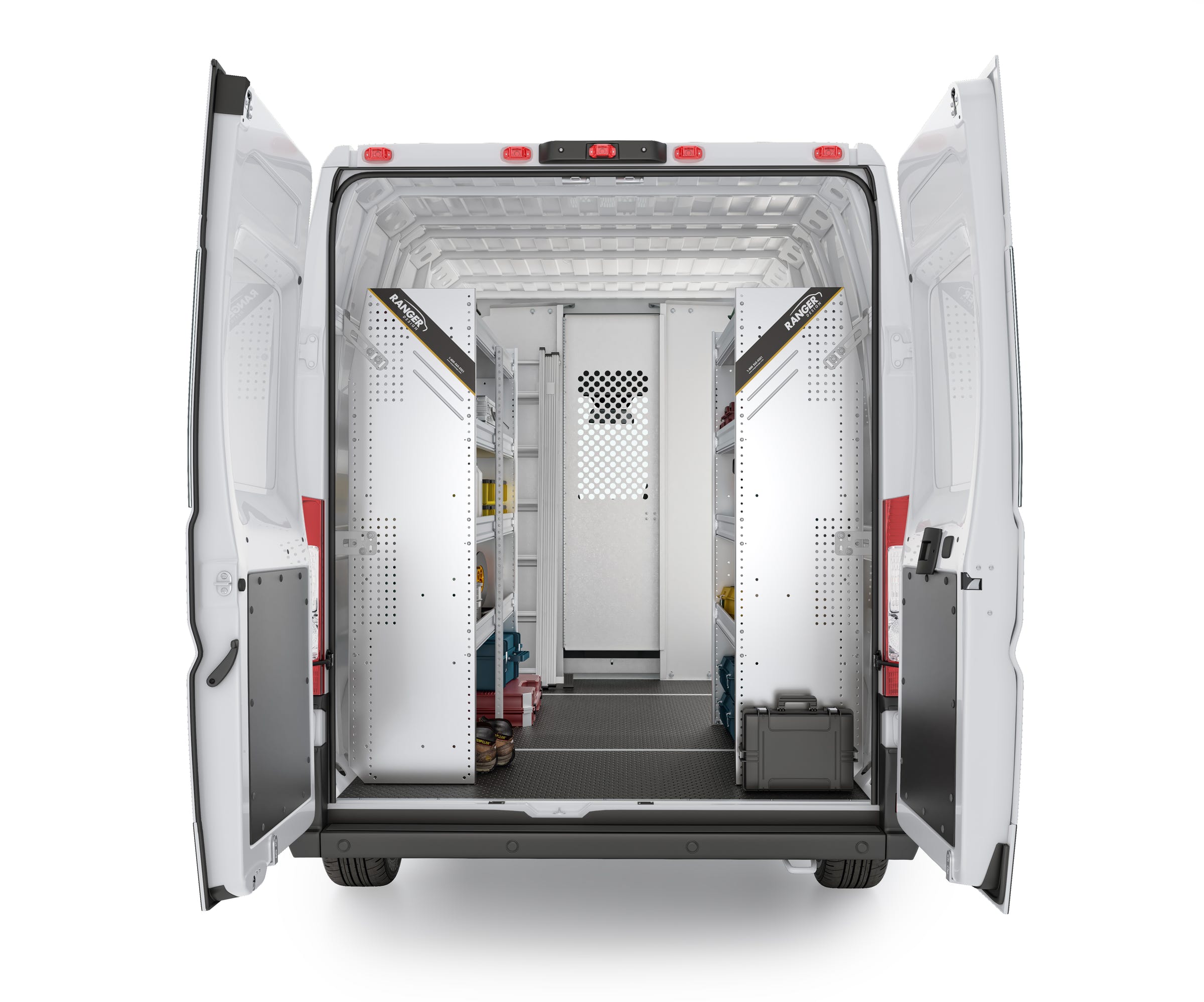Aluminum Van Shelving Package, RAM ProMaster High Roof, 159”, 159" Ext. WB – RPL-27