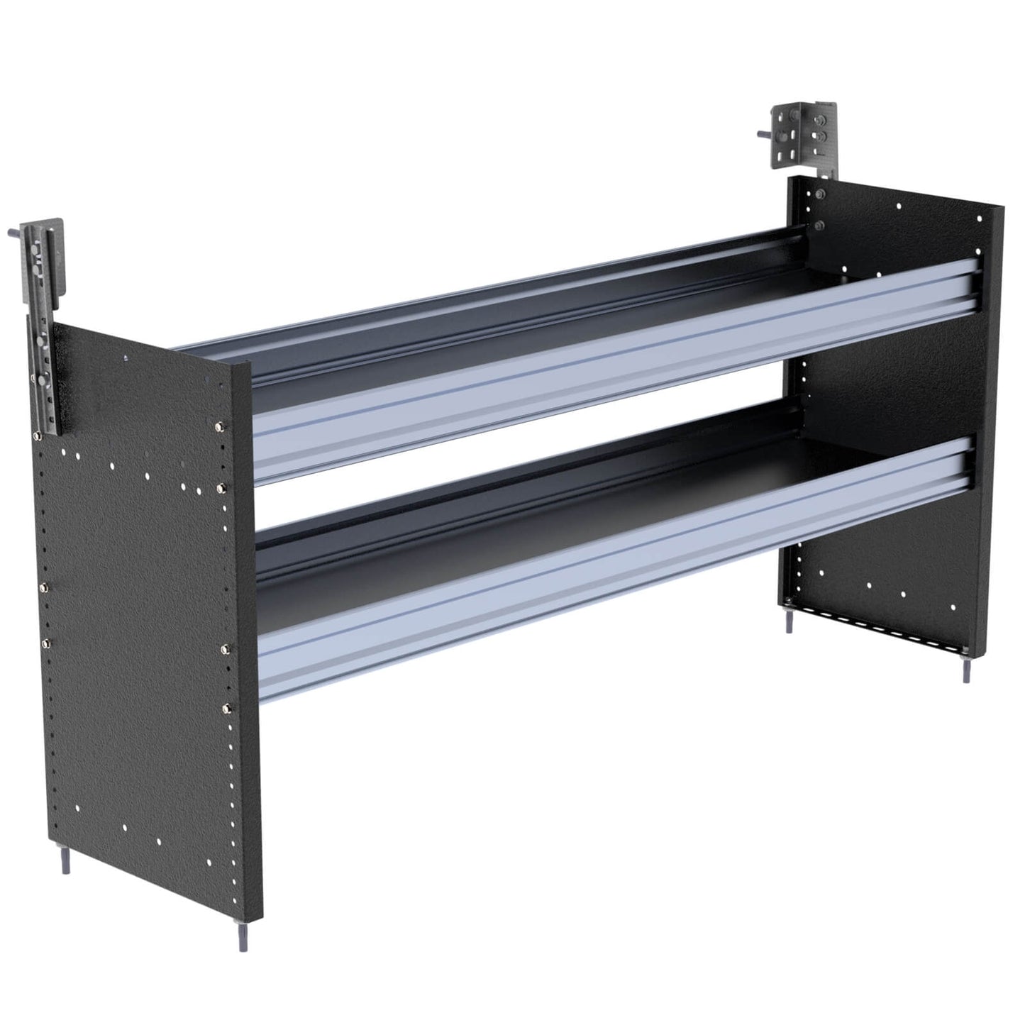 S2 Series Cargo Van Shelving, 60″ Wide, 2 Trays – S2-RS60-2