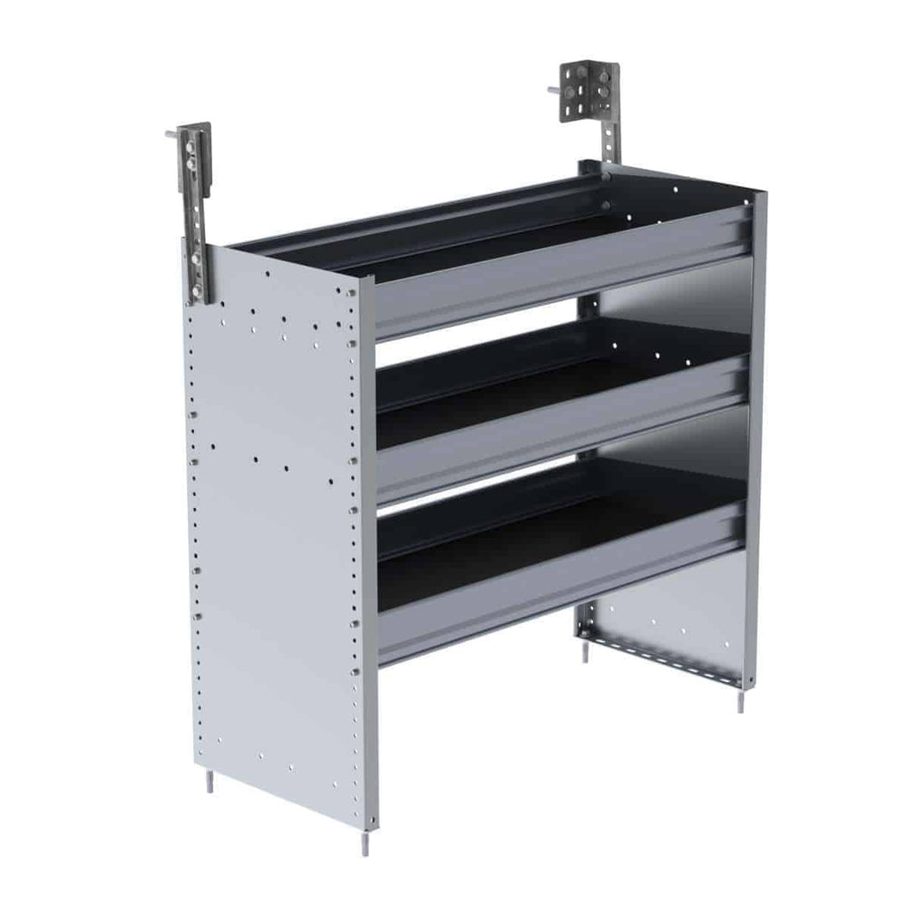 S3 Series Cargo Van Shelving, 36″ Wide, 3 Trays – S3-RA36-3