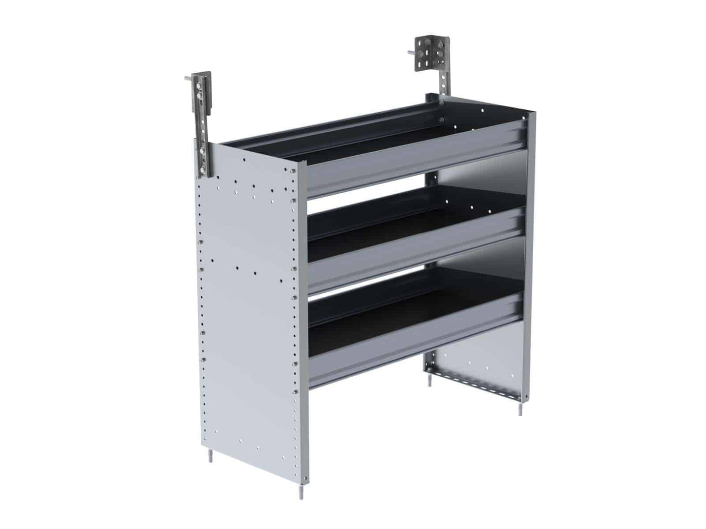 S3 Series Cargo Van Shelving, 36″ Wide, 3 Trays – S3-RA36-3