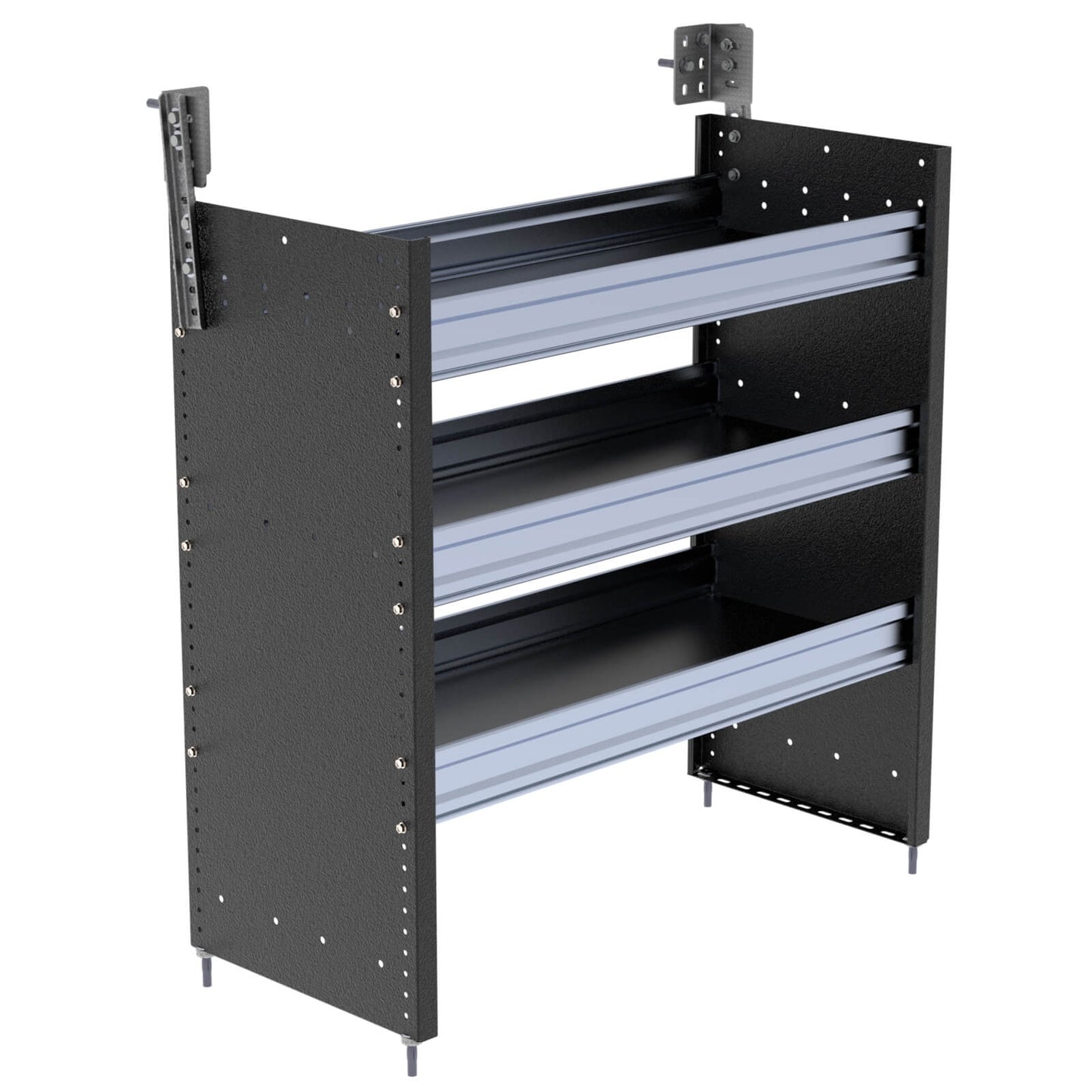 S3 Series Cargo Van Shelving, 36″ Wide, 3 Trays – S3-RS36-3