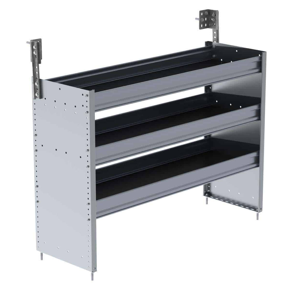 S3 Series Cargo Van Shelving, 48″ Wide, 3 Trays – S3-RA48-3