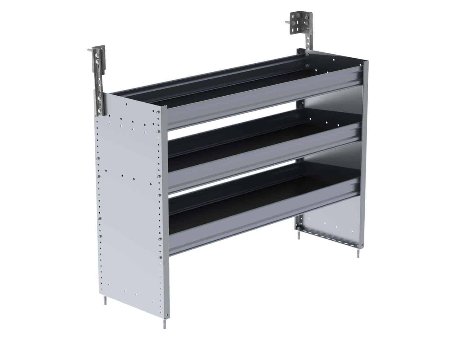 S3 Series Cargo Van Shelving, 48″ Wide, 3 Trays – S3-RA48-3