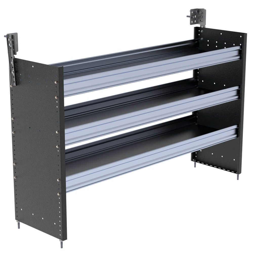 S3 Series Cargo Van Shelving, 60″ Wide, 3 Trays – S3-RS60-3