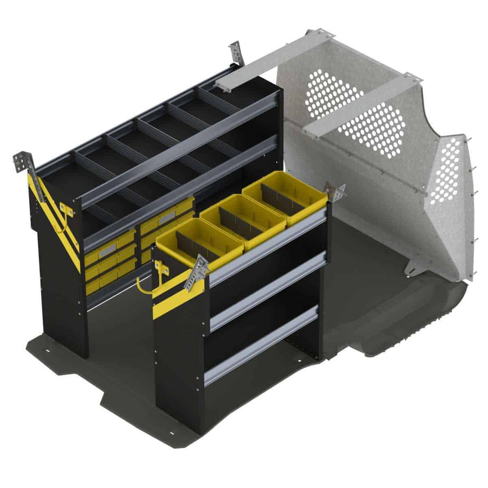 Mobile Service & Plumbing Van Shelving Package, Ford Transit Connect Long WB – TCL-16