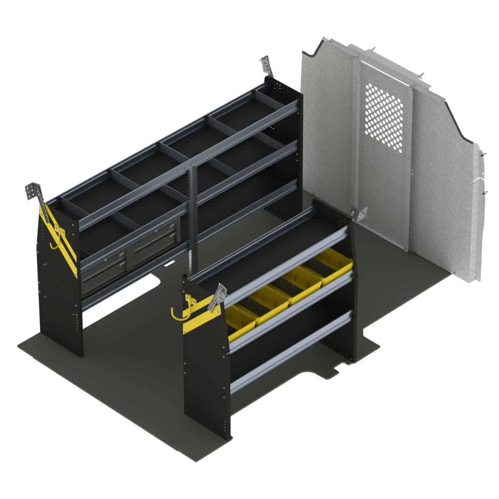 Mobile Service & Plumbing Van Shelving Package, Ford Transit Low Roof – FTL-16