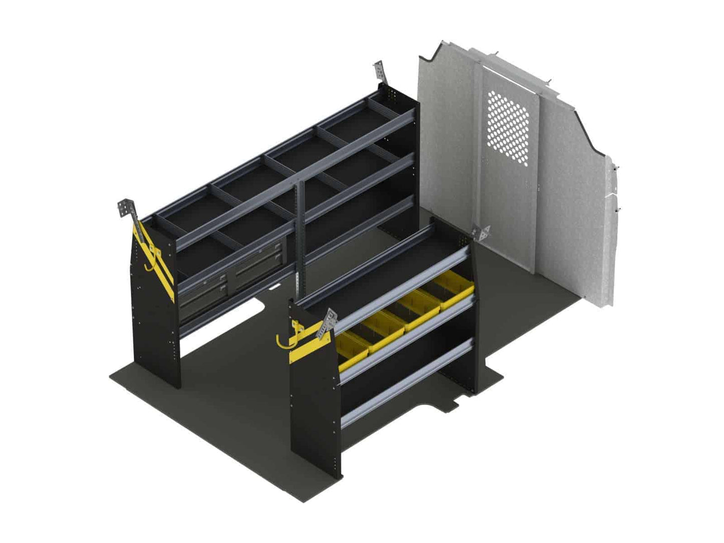 Mobile Service & Plumbing Van Shelving Package, Ford Transit Low Roof – FTL-16