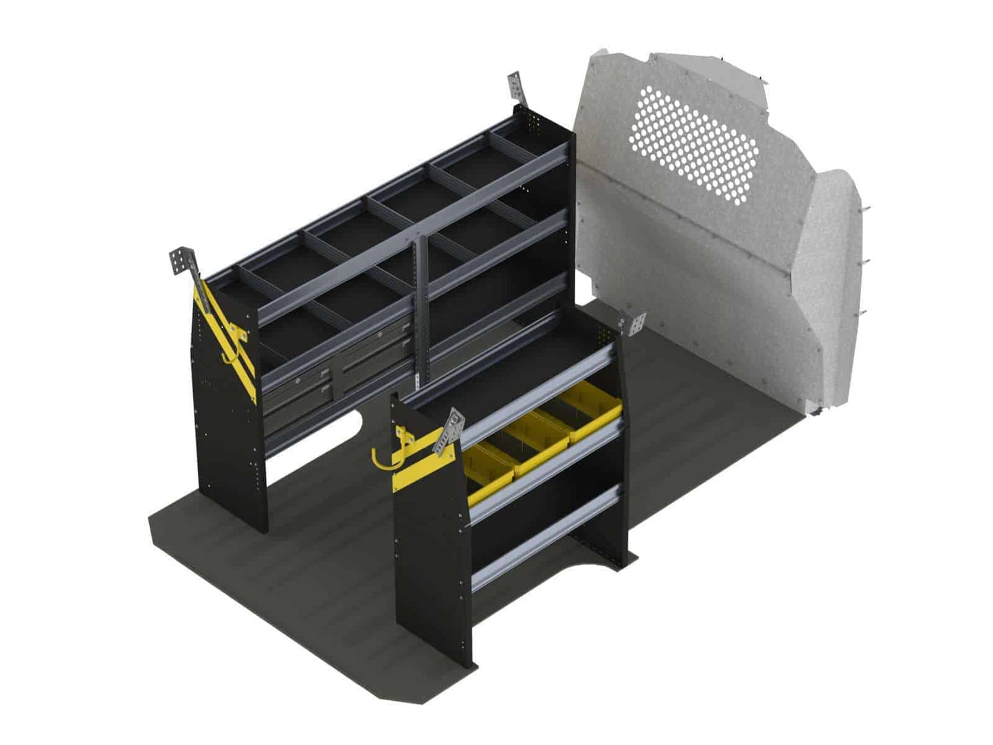 Mobile Service & Plumbing Van Shelving Package, Mercedes Metris All WB – MML-16