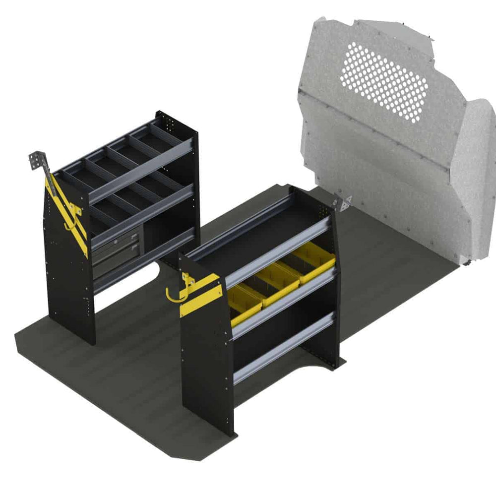 Mobile Service & Plumbing Van Shelving Package, Mercedes Metris All WB – MMR-16