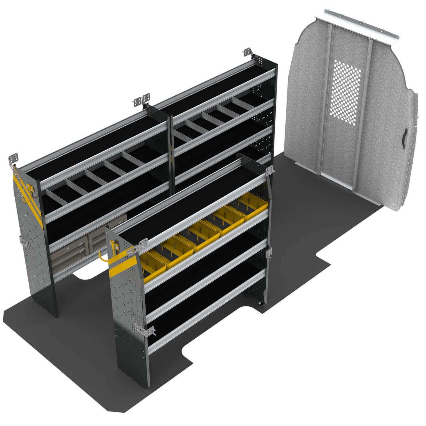 Mobile Service & Plumbing Van Shelving Package, Mercedes Sprinter, 170″ WB – DHL-16