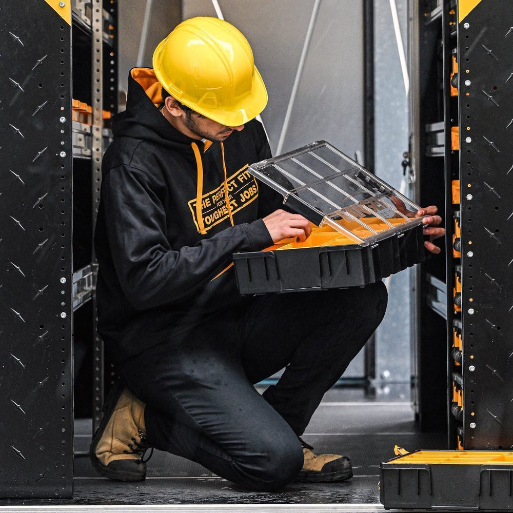 Partskeeper Parts Organizer Storage Cabinet w/ 8 Carry Cases – N4-PS20-8