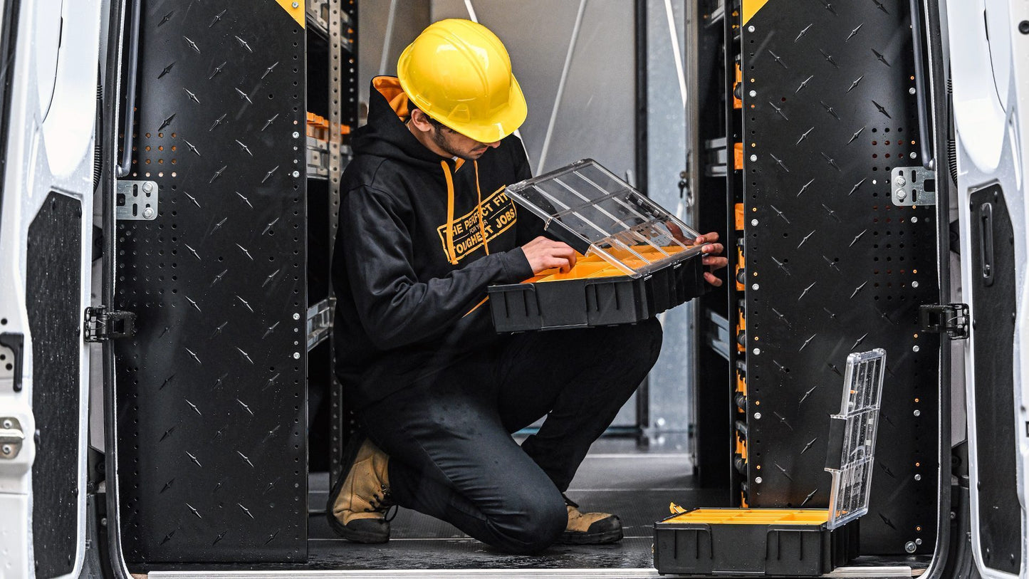 Partskeeper Parts Organizer Storage Cabinet w/ 8 Carry Cases – N4-PS20-8