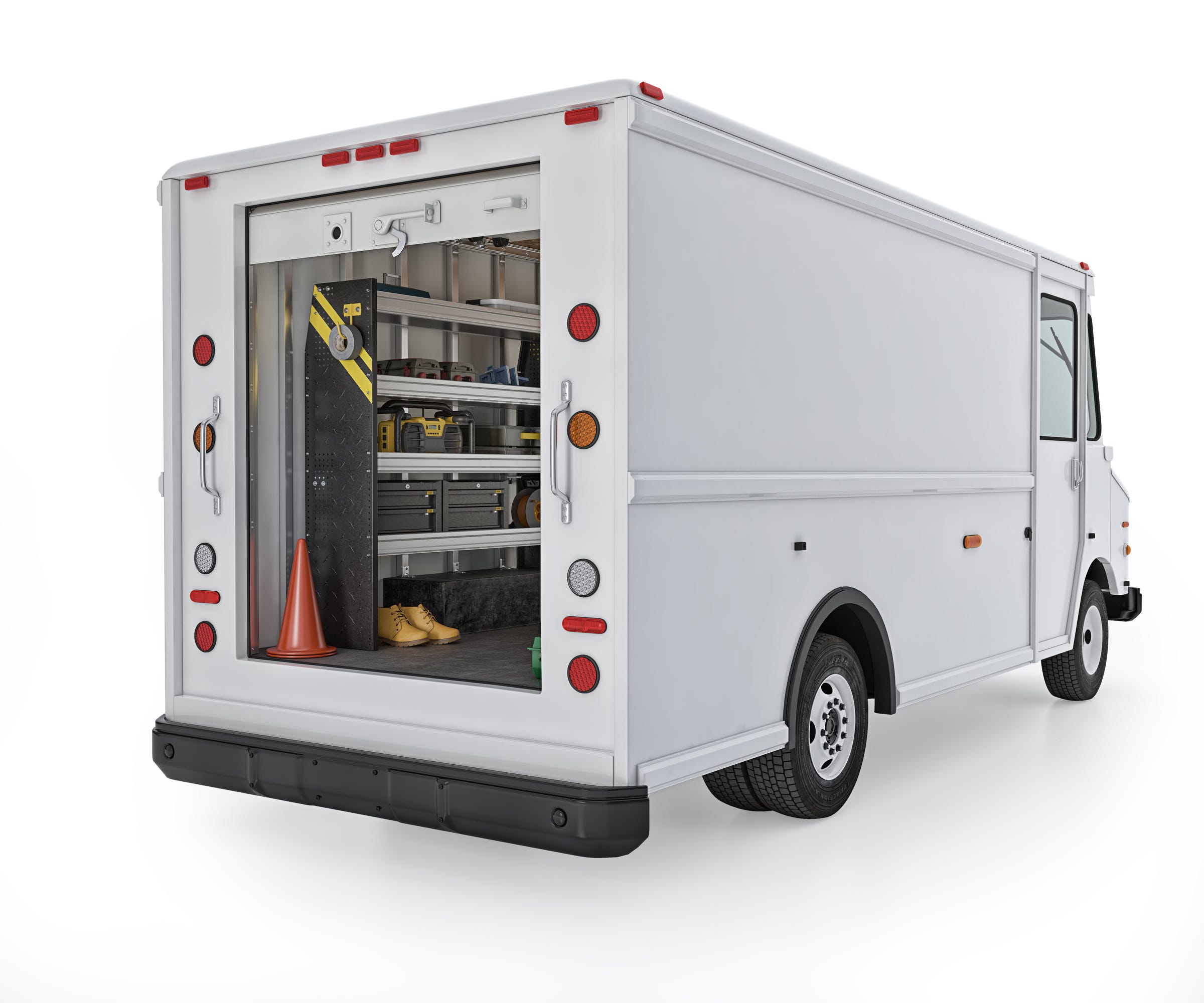 Mobile Service & Plumbing Van Shelving Package, 10′ Box Truck/Enclosed Trailer – BTS-16