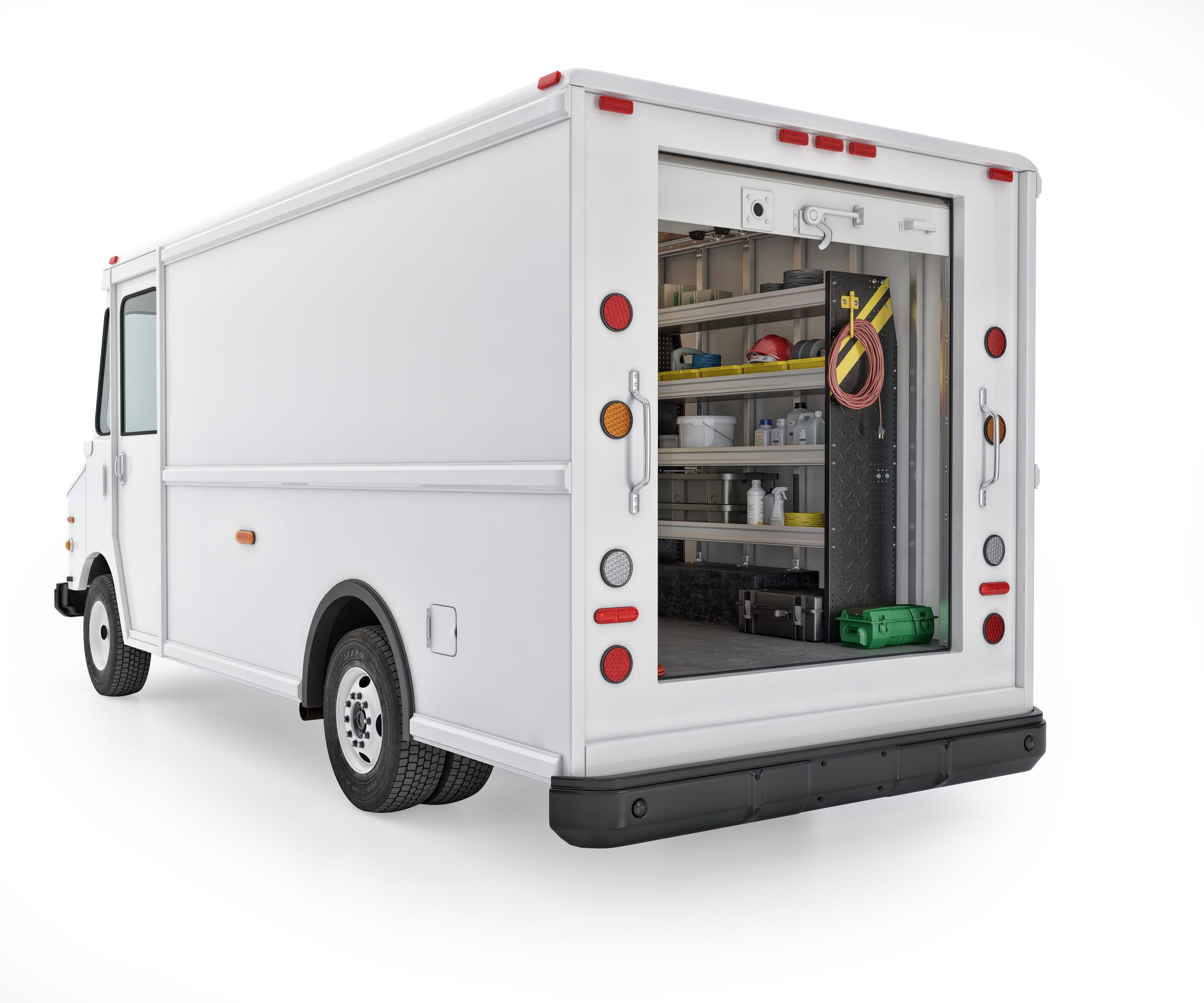 Mobile Service & Plumbing Van Shelving Package, 10′ Box Truck/Enclosed Trailer – BTS-16