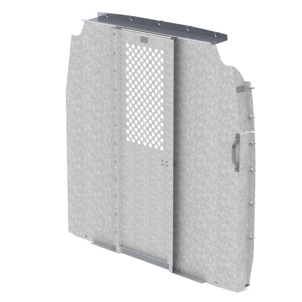 Swing Door Van Partition with Perforated Window, Steel, Sprinter Low Roof – C30-DL