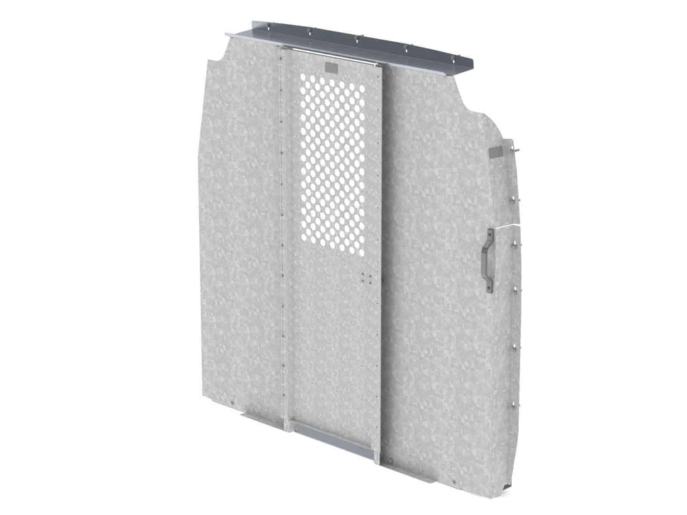 Swing Door Van Partition with Perforated Window, Steel, Sprinter Low Roof – C30-DL