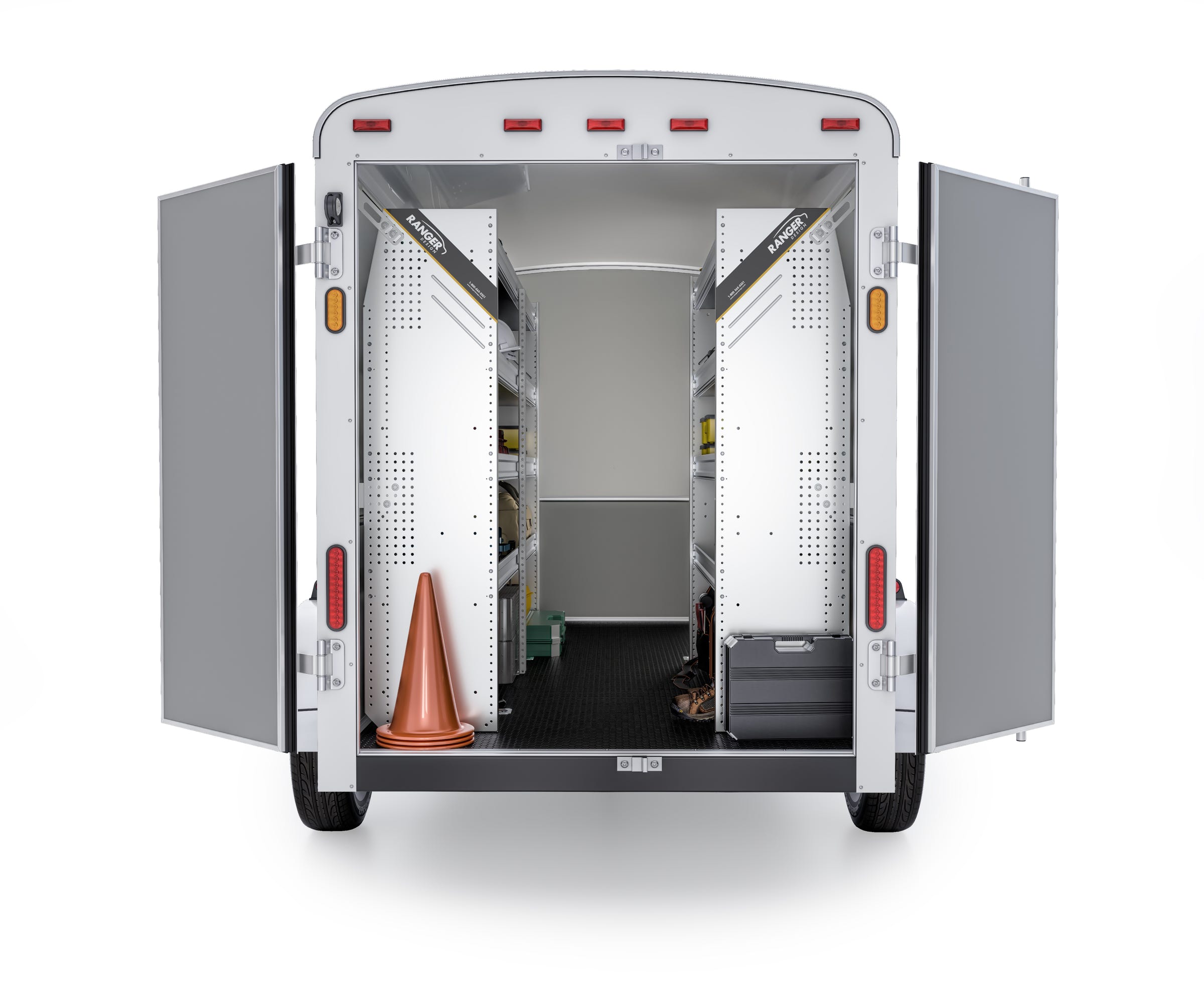 Aluminum Van Shelving Package, 14′ Box Truck/Enclosed Trailer – BTL-27