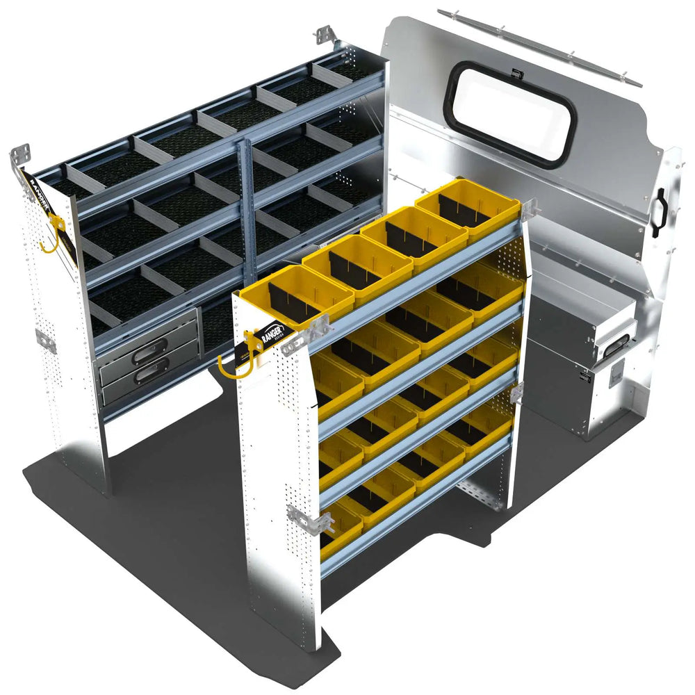 Aluminum Van Shelving Package, RAM ProMaster, 118” / 136” WB – RPS-27