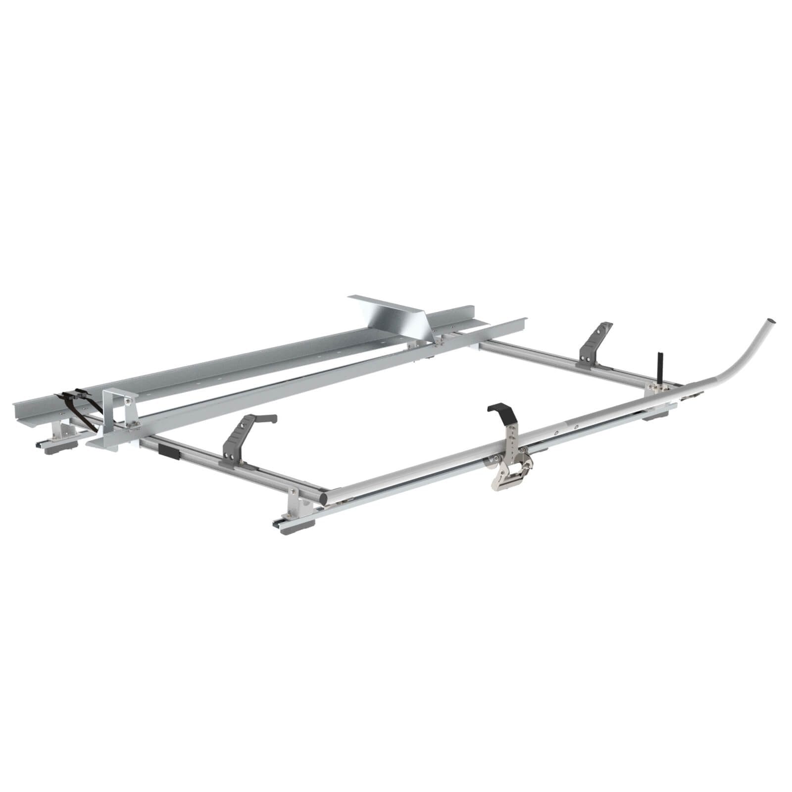 Combination Ladder Rack, Aluminum, 2 Bar, Mercedes Metris – 1625-MM