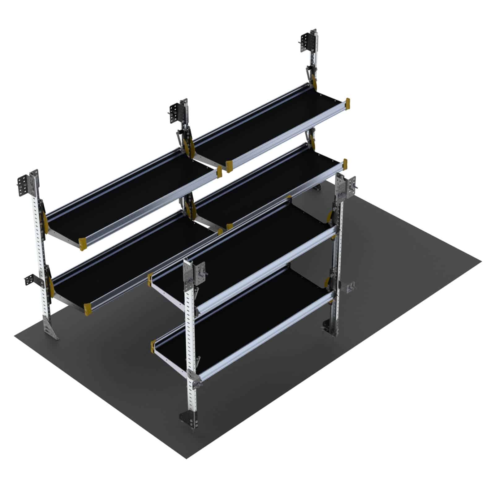 Delivery Van Shelving Package, 14′ Box Truck/Enclosed Trailer – BTL-19