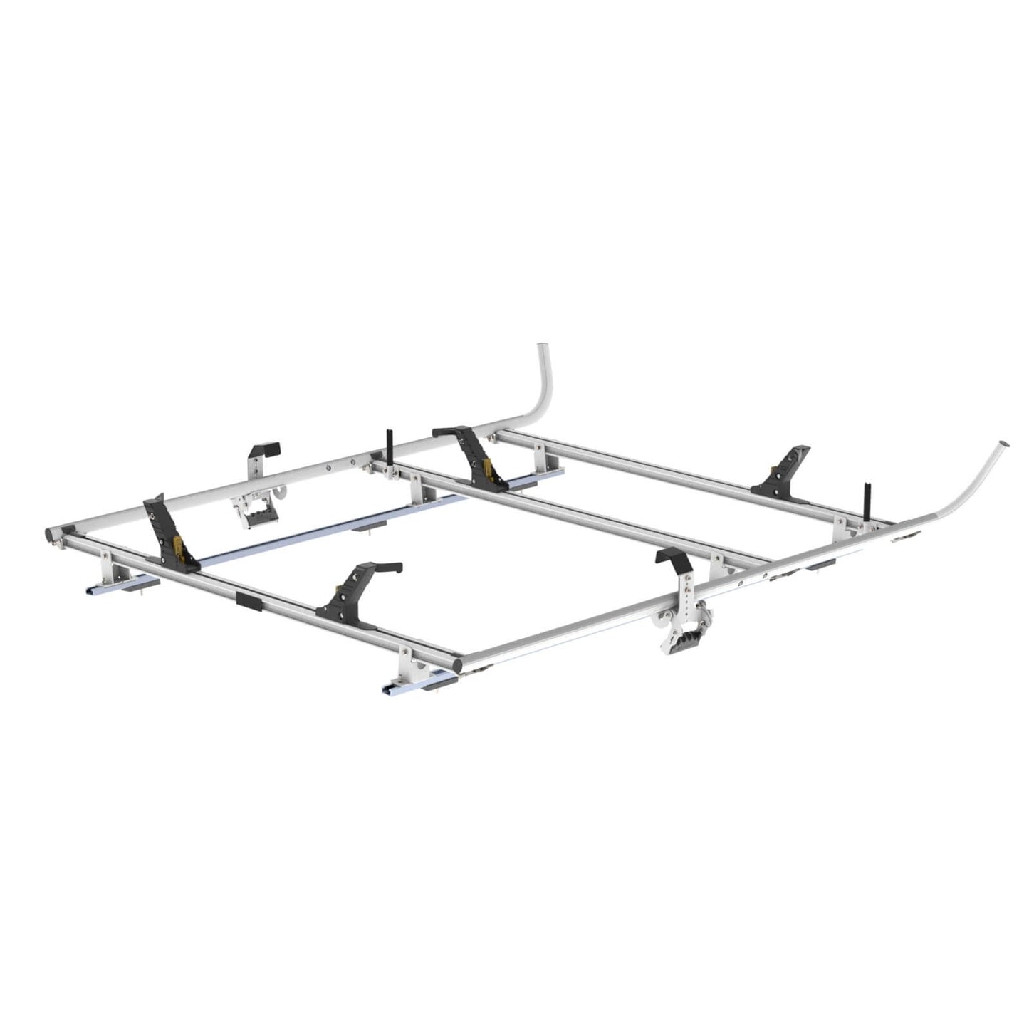 Double Clamp Ladder Rack For Ford Transit, RWB, 3 Bar System – 1630-FTR3