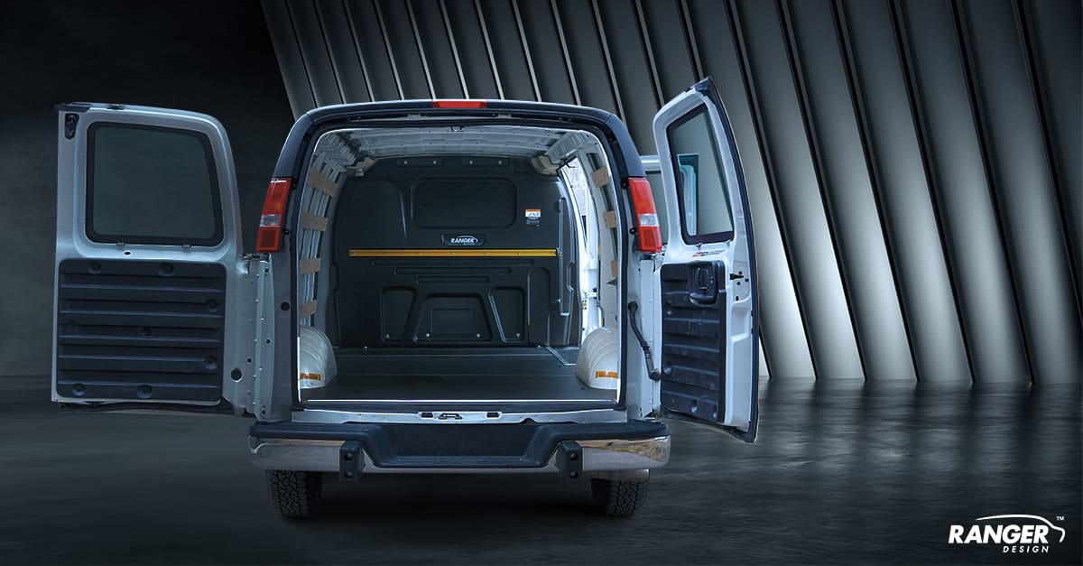 GM Savana/Express Contoured Van Partition, 1-Piece Composite – 3310-GS