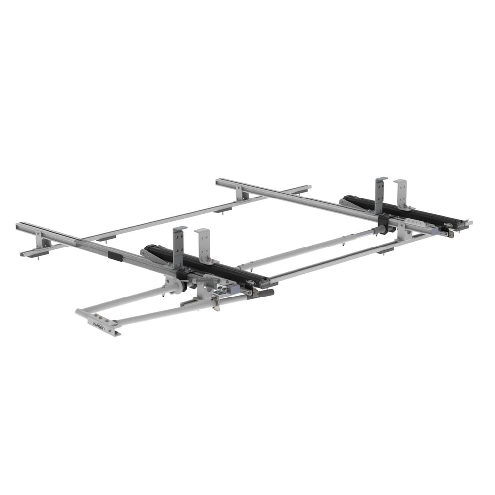 Max Rack Low Roof Drop Down Ladder Rack, Single Side, Ford Transit LR LWB – 1840-FTL