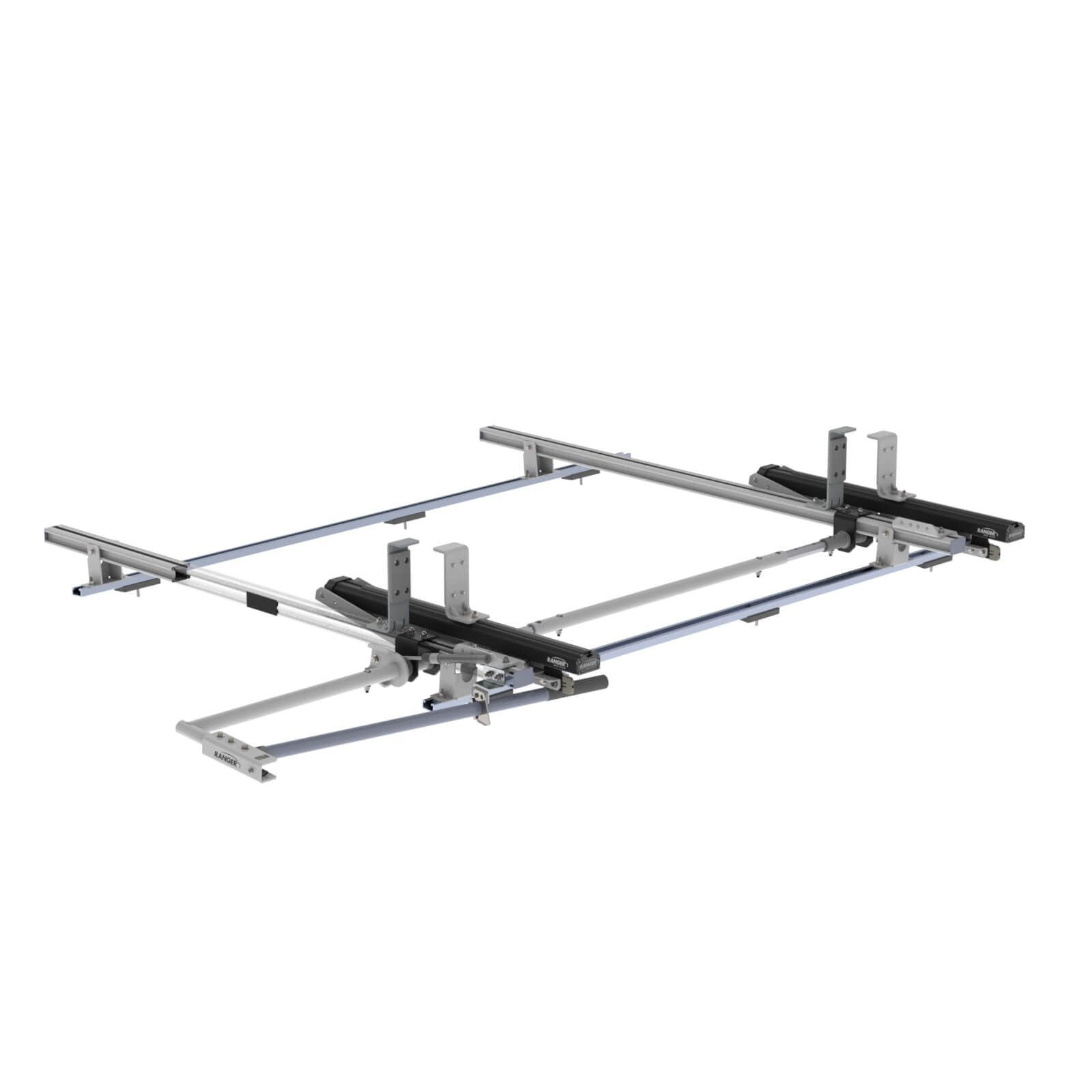 Max Rack Low Roof Drop Down Ladder Rack, Single Side, Ford Transit LR RWB – 1840-FTR