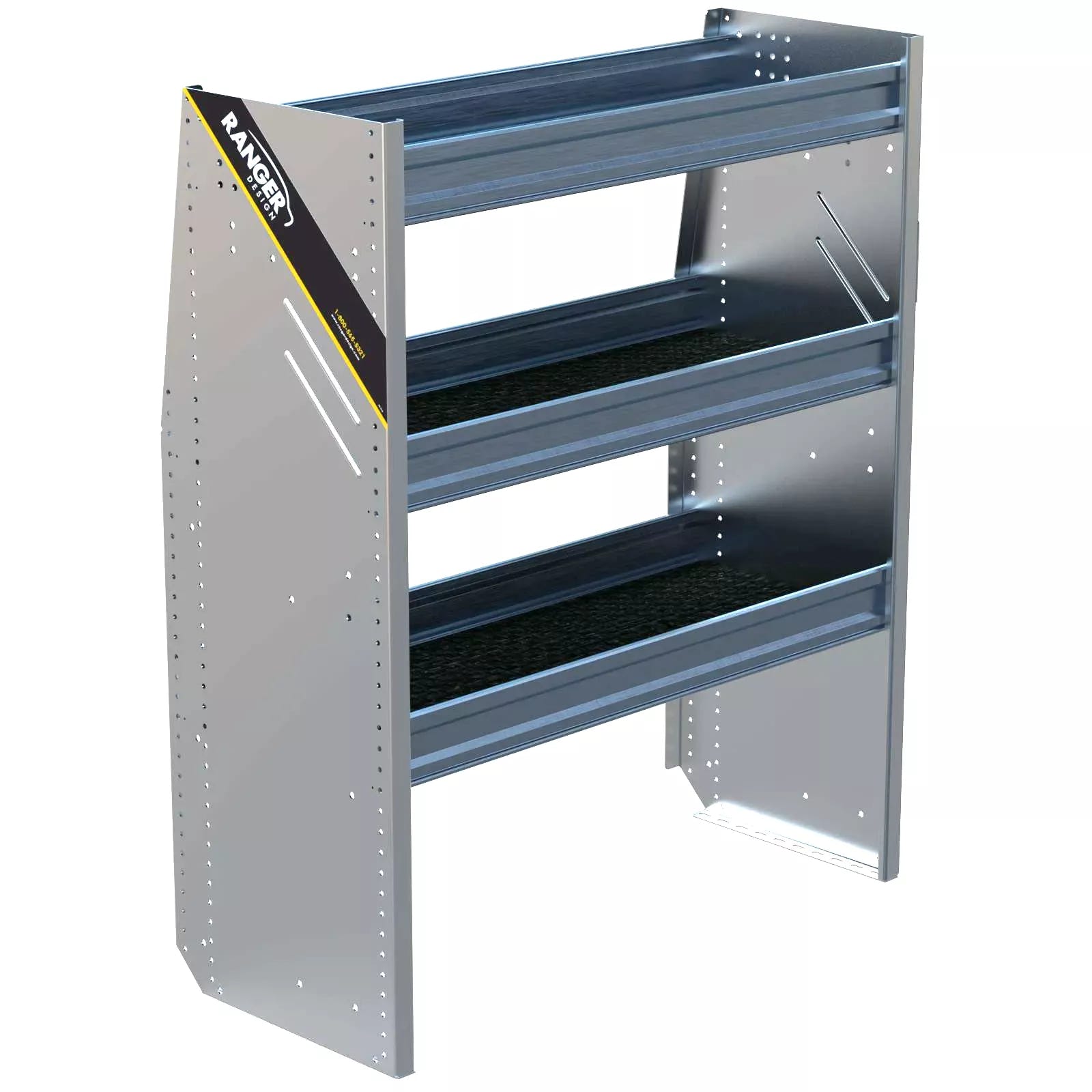 N4 Aluminum Van Shelving, 36″ Wide, 3 Trays – N4-RA36-3