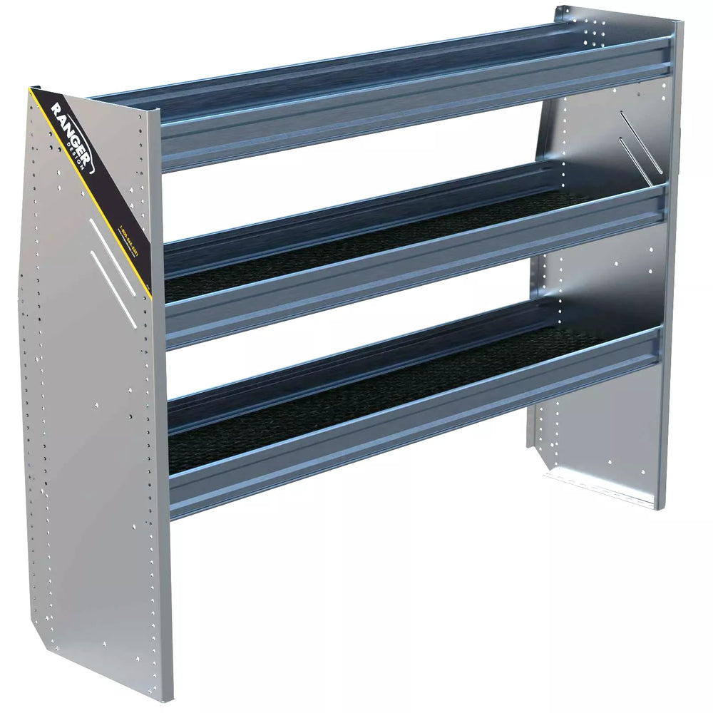N4 Composite Aluminum Van Shelving, 60″ Wide, 3 Trays – N4-RA60-3C