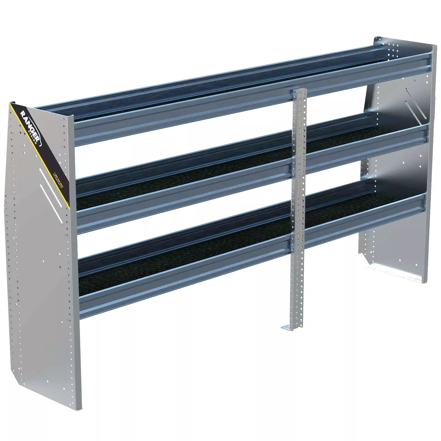 N4 Composite Aluminum Van Shelving, 84″ Wide, 3 Trays – N4-RA84-3C