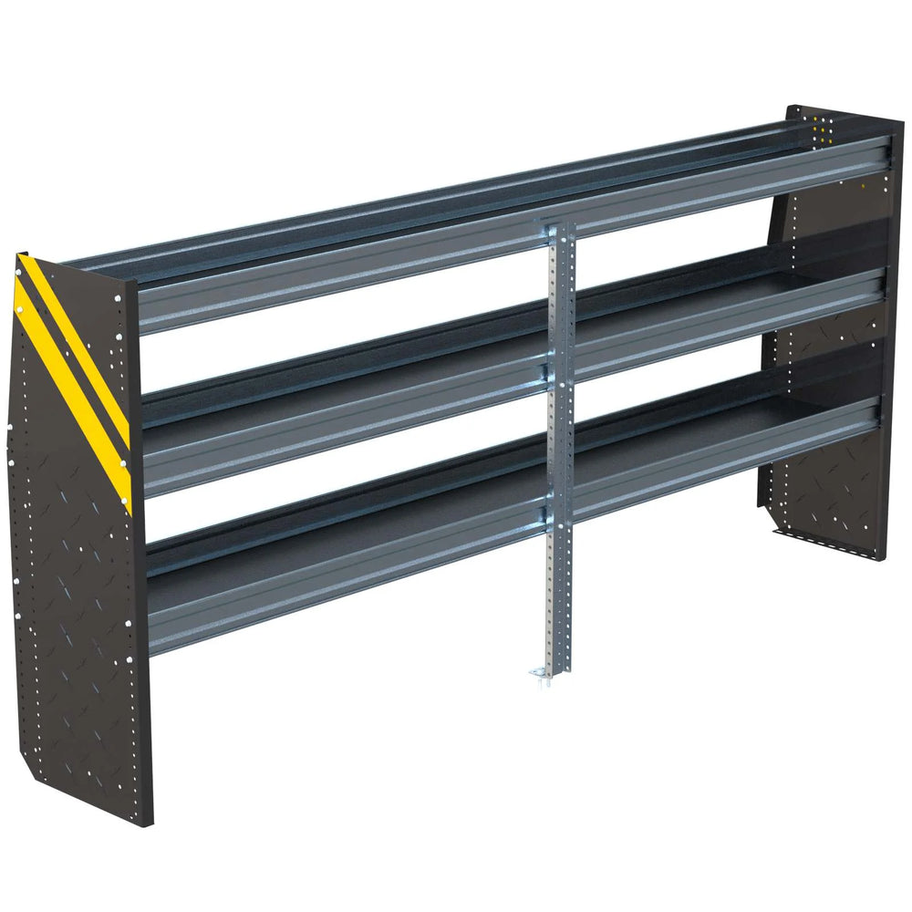 N4 Series Cargo Van Shelving, 96″ Wide, 3 Trays – N4-RS96-3