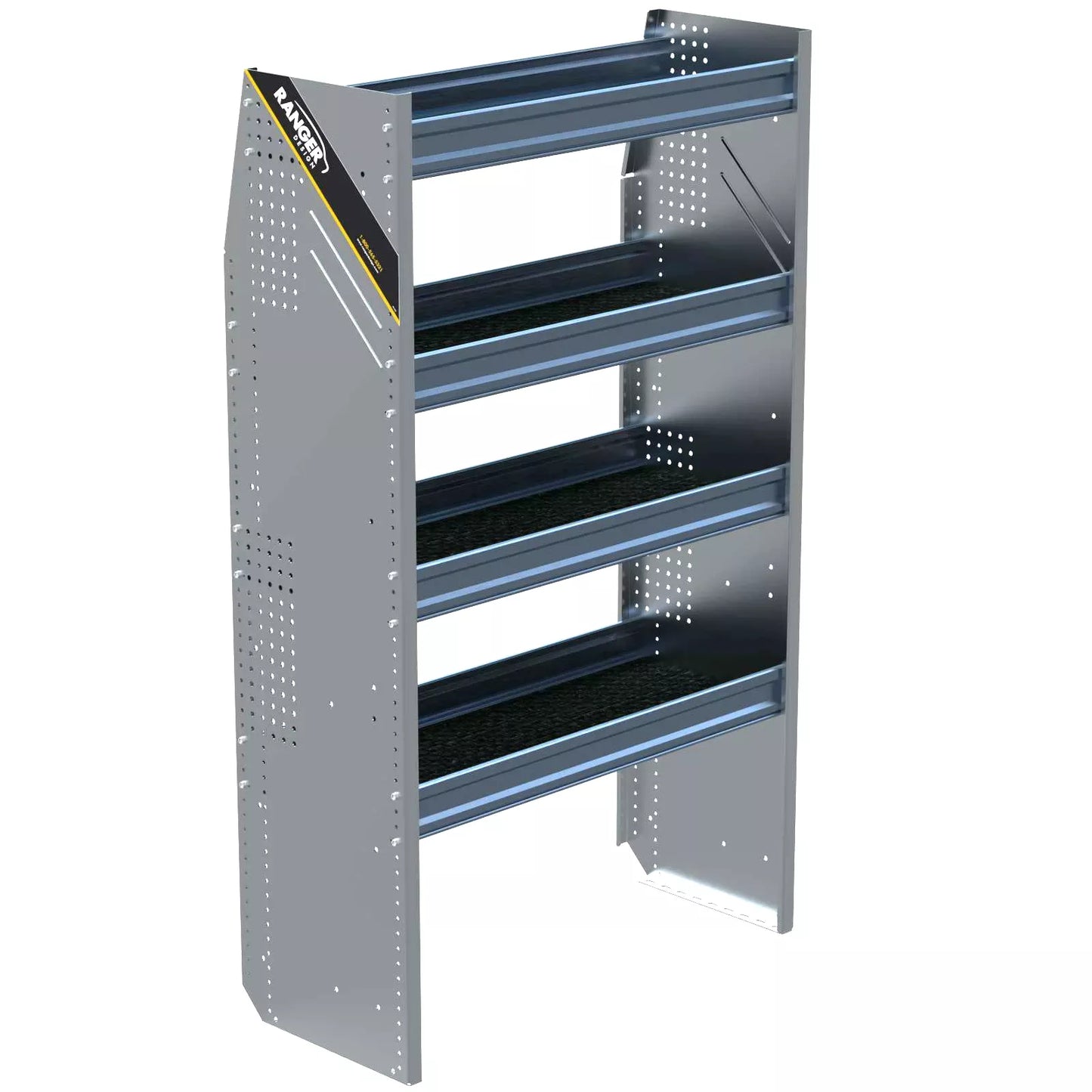 N5 Composite Aluminum Van Shelving, 36″ Wide, 4 Trays – N5-RA36-4C